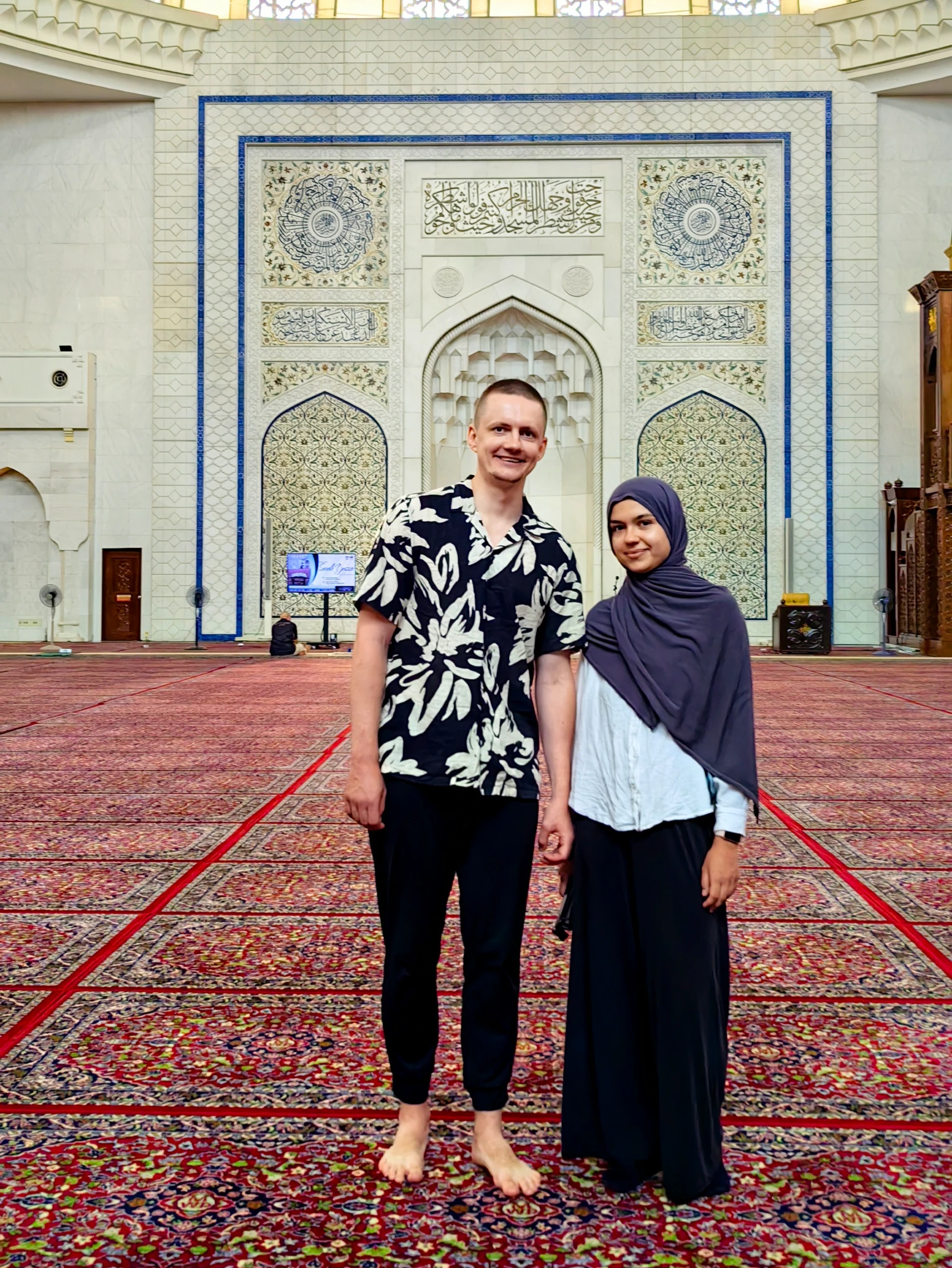 Meczet Narodowy – Kuala Lumpur, para podróżników
