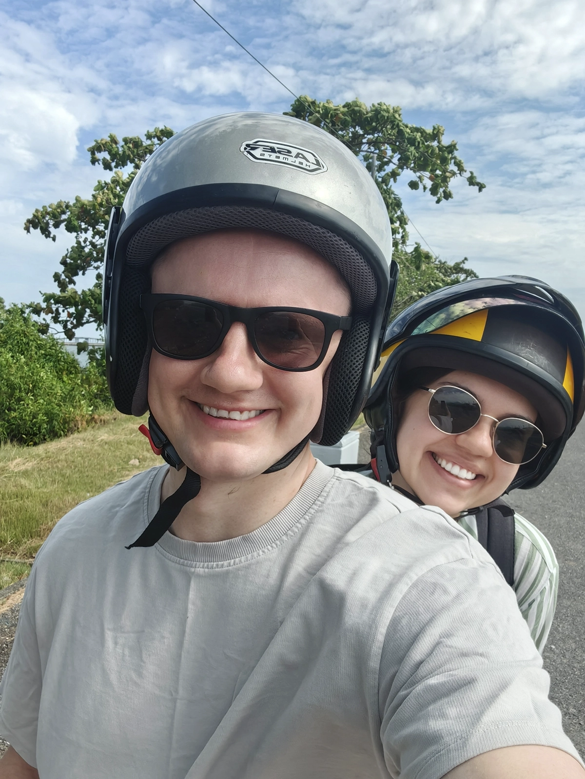 Ewelina i Kacper podczas podróży