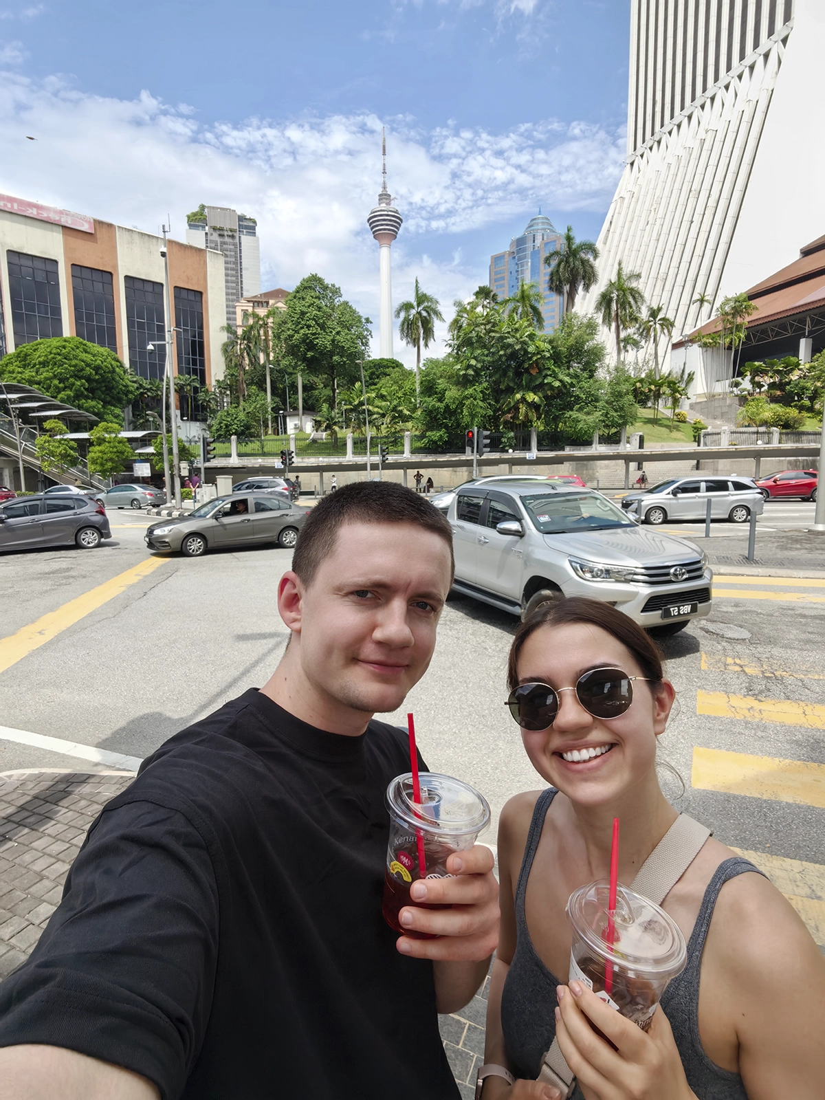 Ewelina i Kacper w Kuala Lumpur