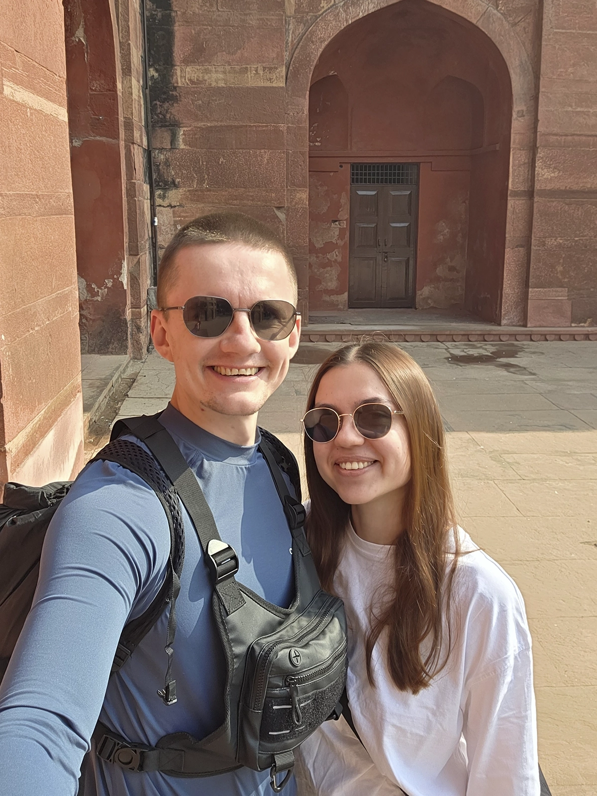Ewelina i Kacper w Indiach – Fort Agra